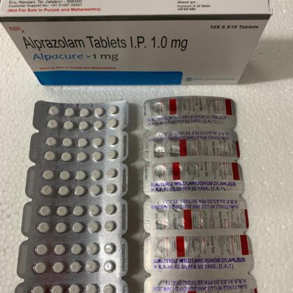 Xanax Alpcure 1mg Tablets (Alprazolam)